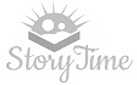 The story time logo on a white background.
