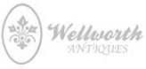 The logo for wellworth antiques.